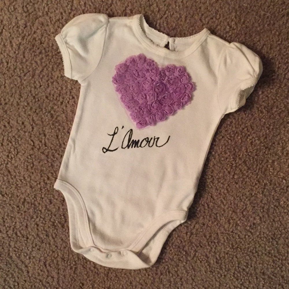 Adorable Children’s Place Matching Purple Rose Set - Picture 3 of 5